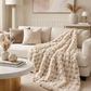 Faux Fur Throw Blanket