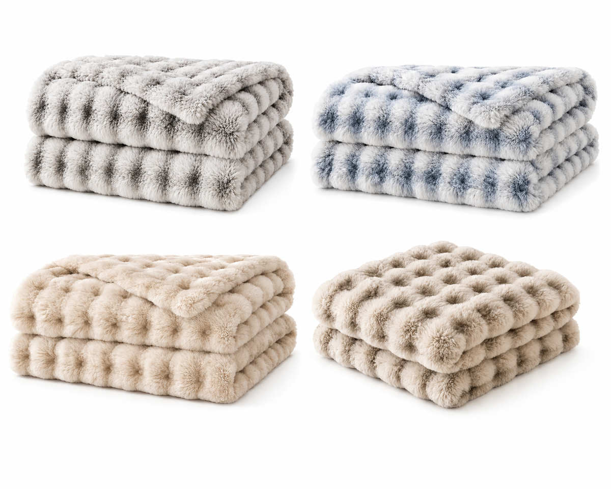 Faux Fur Throw Blanket