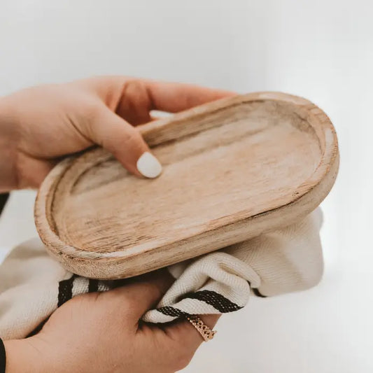 Small Rustic Wood Tray