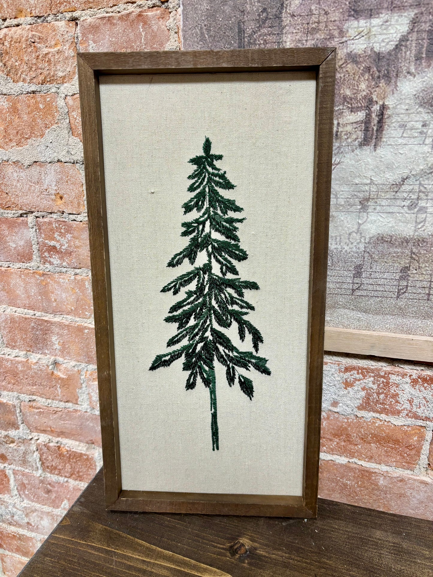 Framed Trees -Embroidery