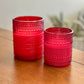 Red Dotted Candle