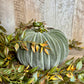 6"W VELVET PUMPKINS
