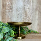 ANT. BRASS CAKE STAND