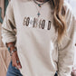GOD IS GOOD Embroidered Sweatshirt
