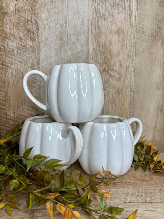 Reactive Glaze Pumpkin Mug