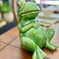 GREEN SLEEPING FROG