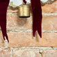 Burgundy Velvet Bell Hanger