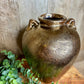 BRONZE CERAMIC VASE