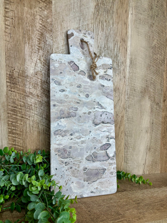 BEIGE MARBLE CHEESE BOARD