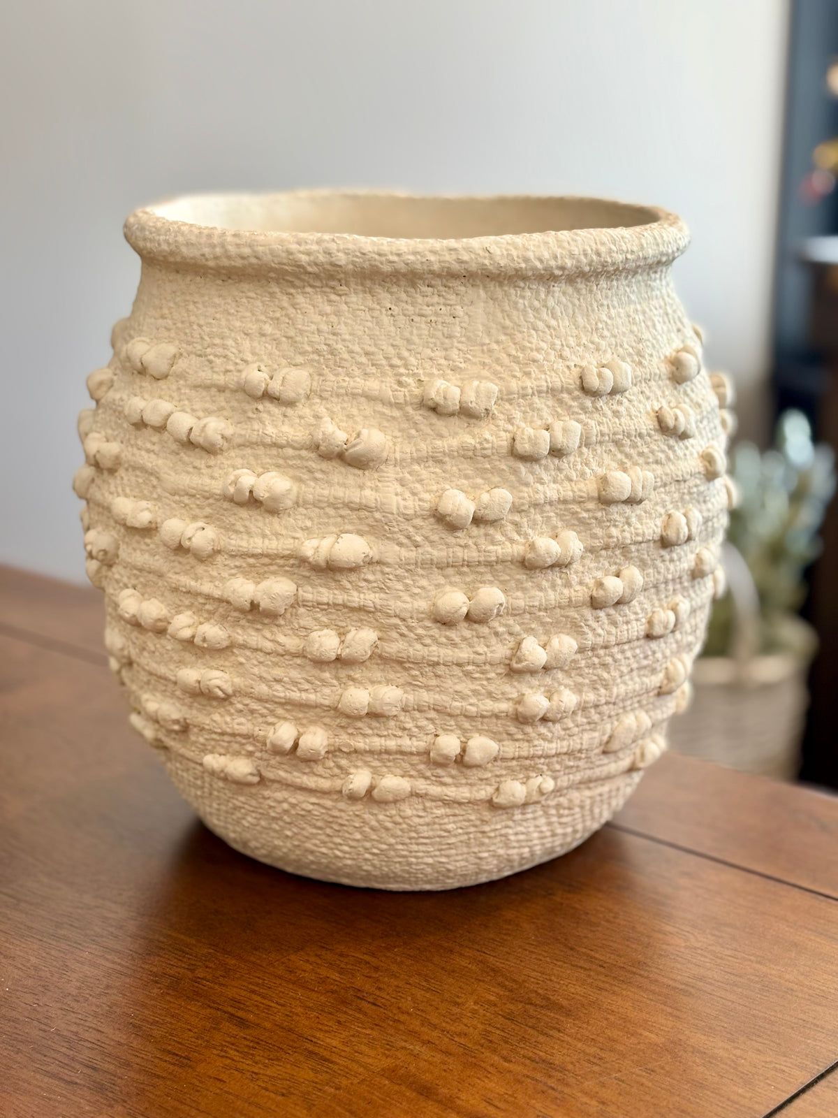 White Knot Vase