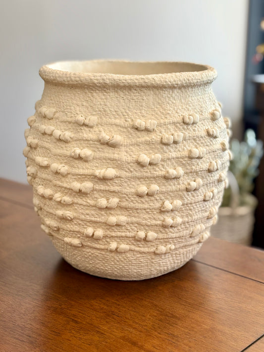 White Knot Vase