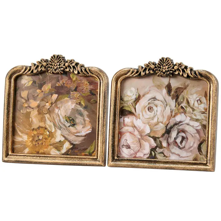 Moody Floral Framed Art