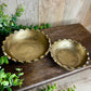 GOLD SCALLOP BOWLS