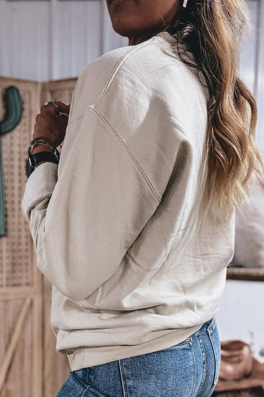 GOD IS GOOD Embroidered Sweatshirt