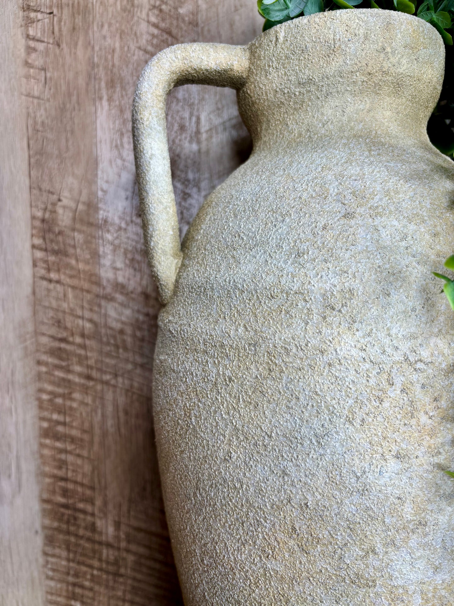 NAT. WASH CERAMIC VASE