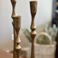 S/3 Brass Taper Candle Holders