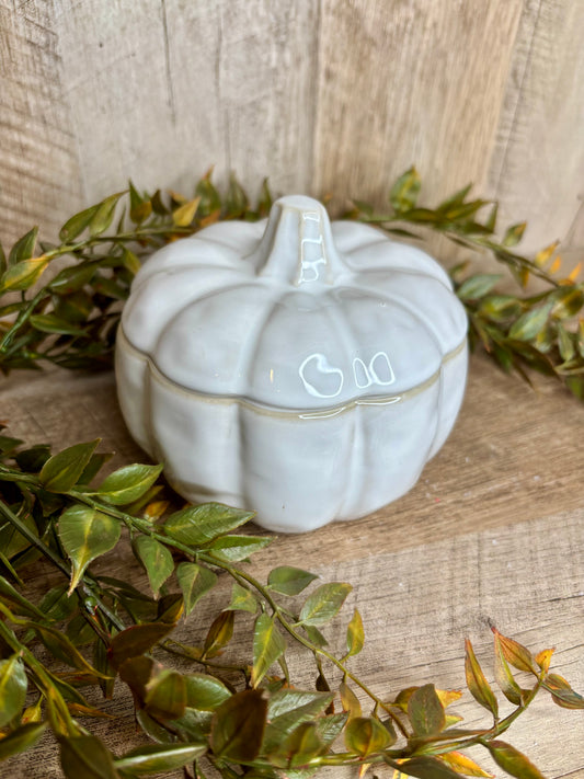Reactive Glaze Pumpkin Bowl