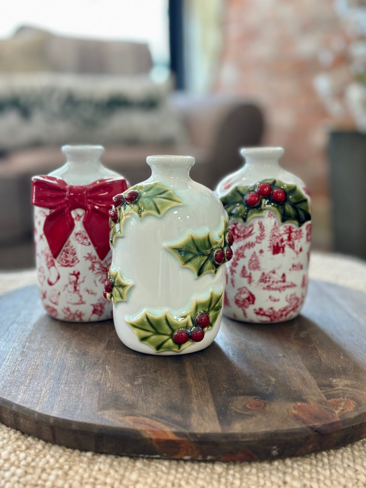Toile Bud Vase