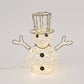 Twinkle Lighted Snowman