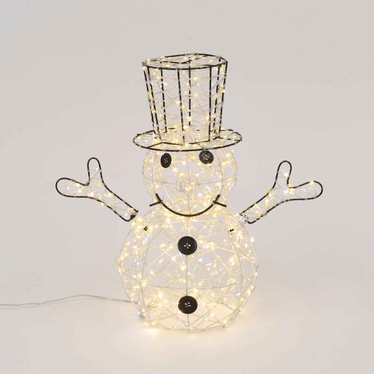 Twinkle Lighted Snowman