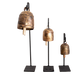 Vintage Inspired Iron Bell Stands Shelf Styling