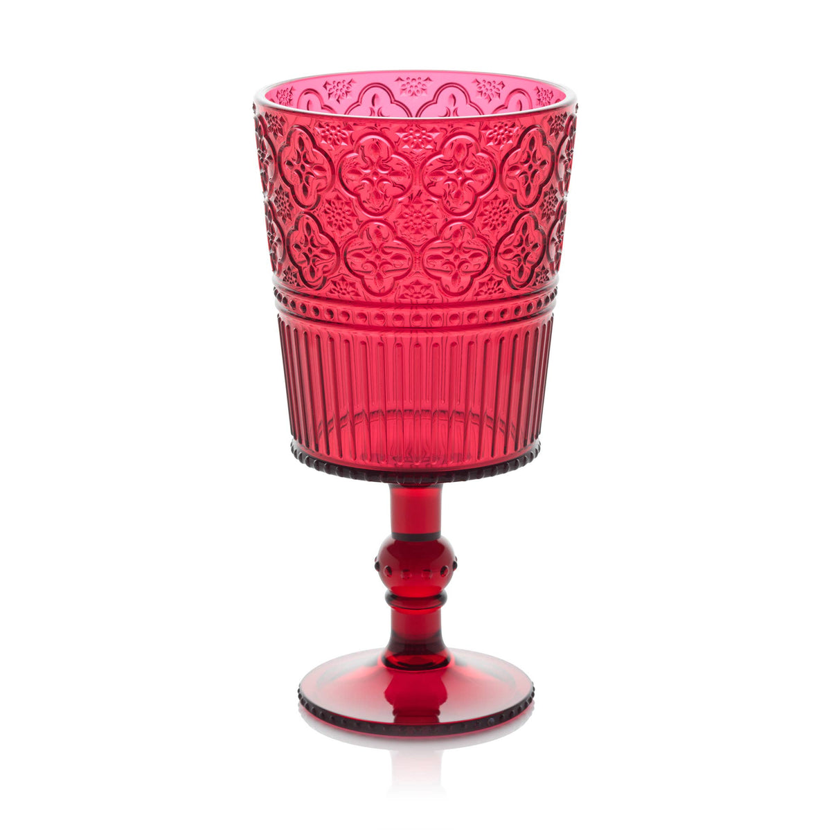Ruby Acrylic Goblet