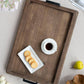 Rustic Beaded Wood Tray