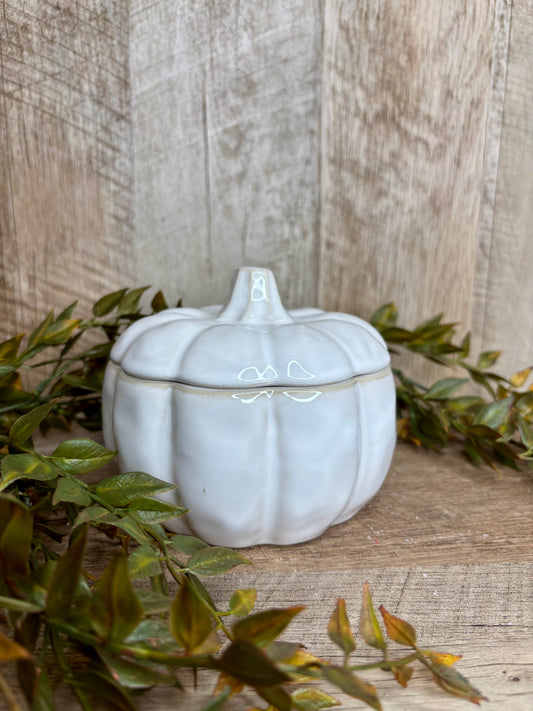 Reactive Glaze Pumpkin Bowl