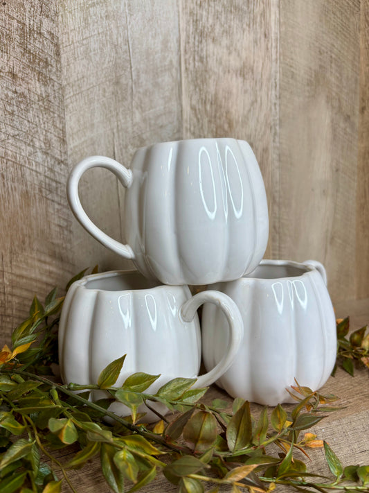 Reactive Glaze Pumpkin Mug