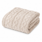 Cable Knit Soft Throw Blanket - 60"x80"