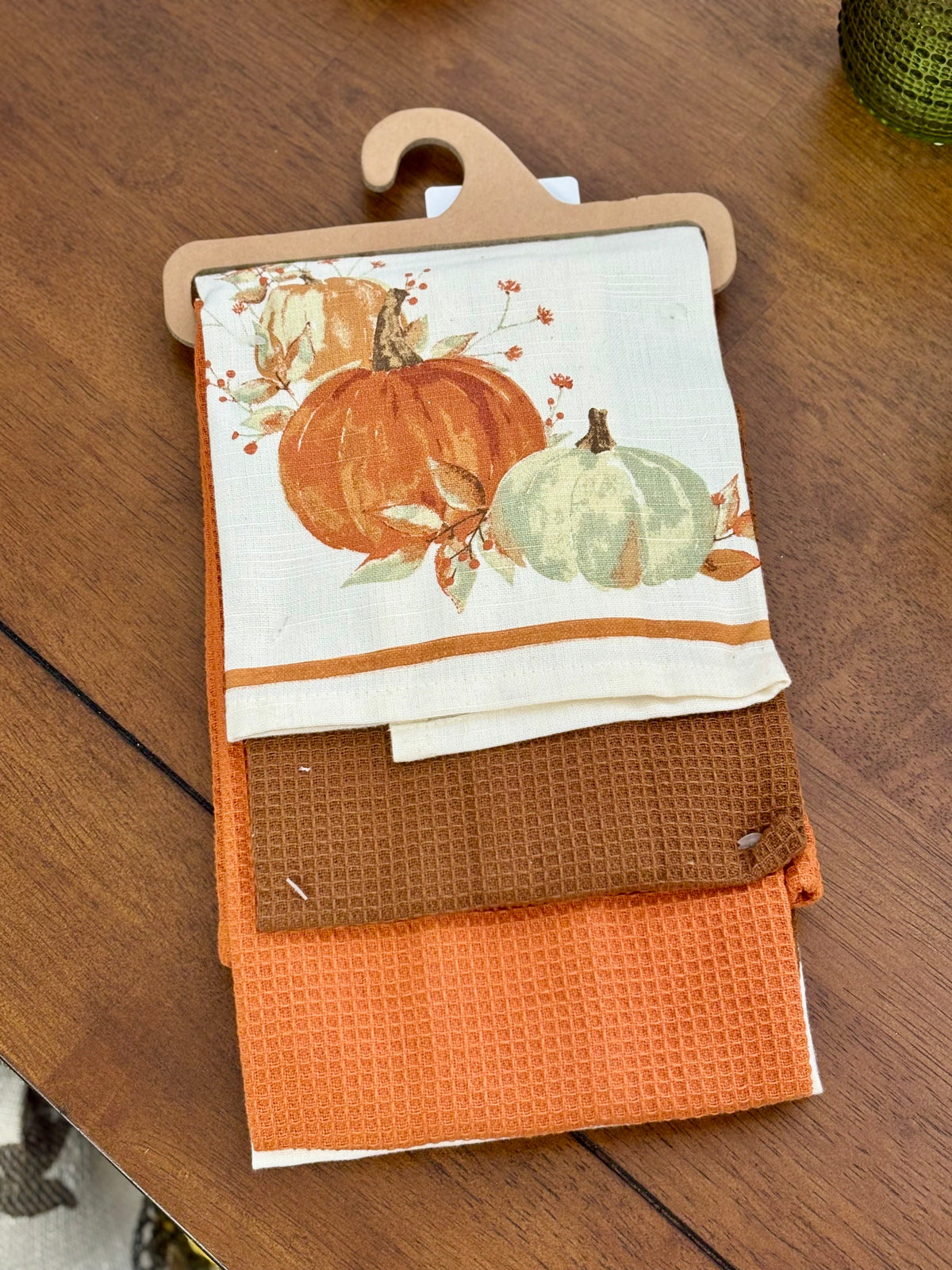 Fall Pumpkin Towel Set