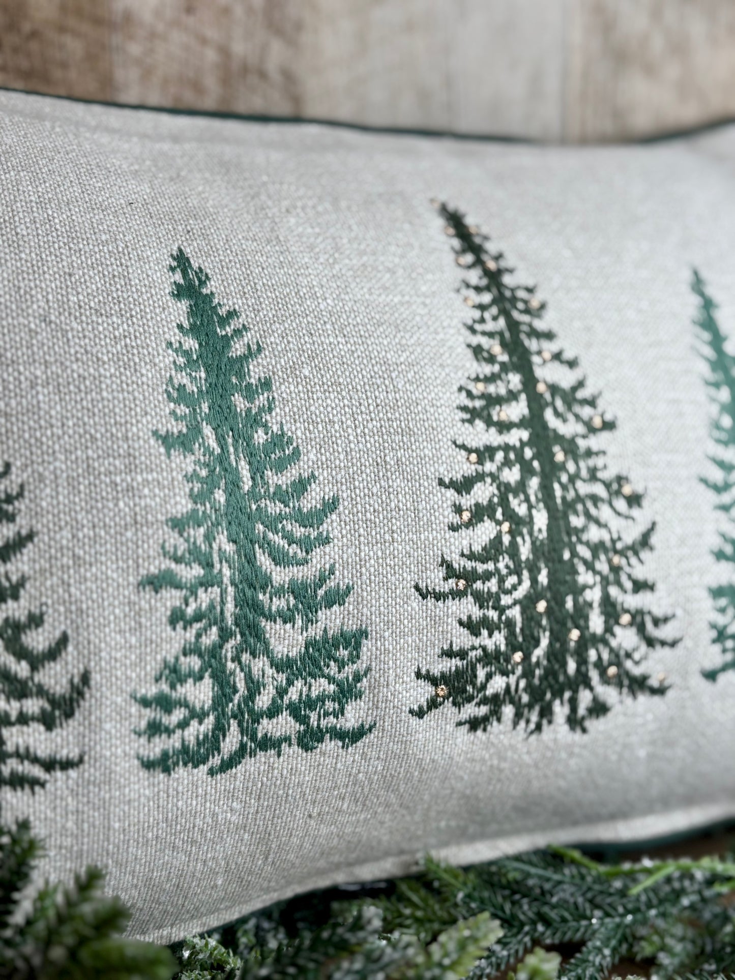 20 X 12 EVERGREEN TREE PILLOW
