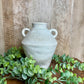 CREAM COLOR HANDLE VASE