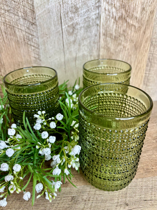 GREEN DOT HIGHBALL GLASS