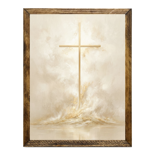 Gold Cross Art