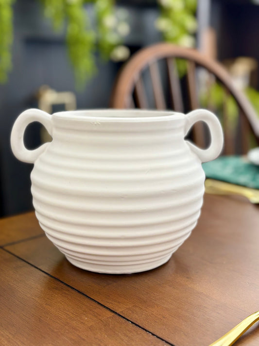 White Ceramic Vase