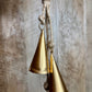 16" HANGING GOLD COWBELLS