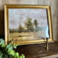 GOLD FRAME PRARIE LANDSCAPE