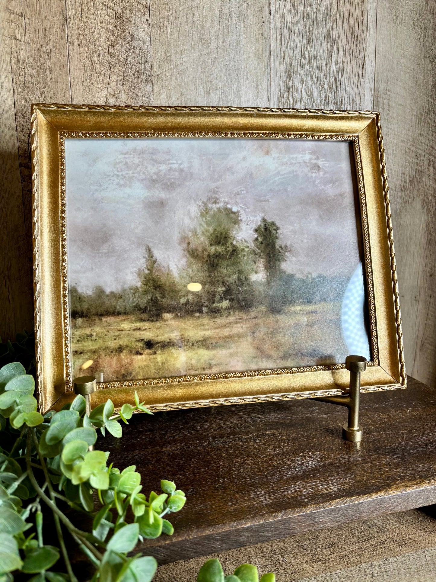 GOLD FRAME PRARIE LANDSCAPE