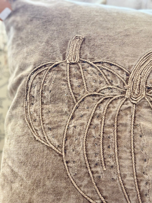 Tan Pumpkin Pillow