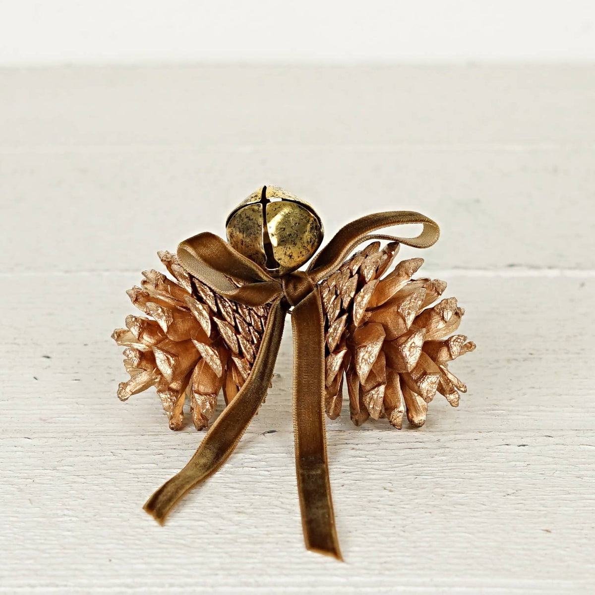 Gold Blossom Pinecone