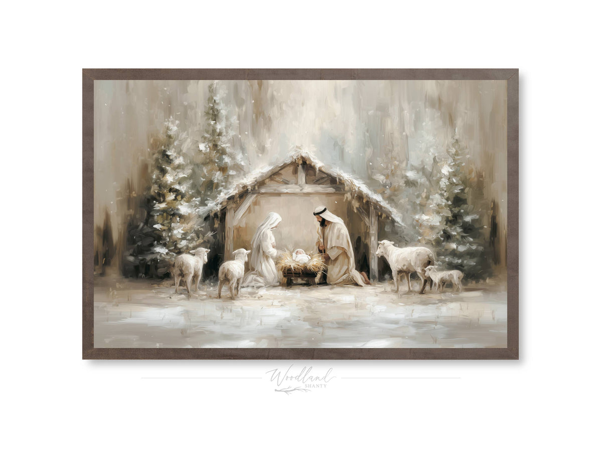 Framed Nativity