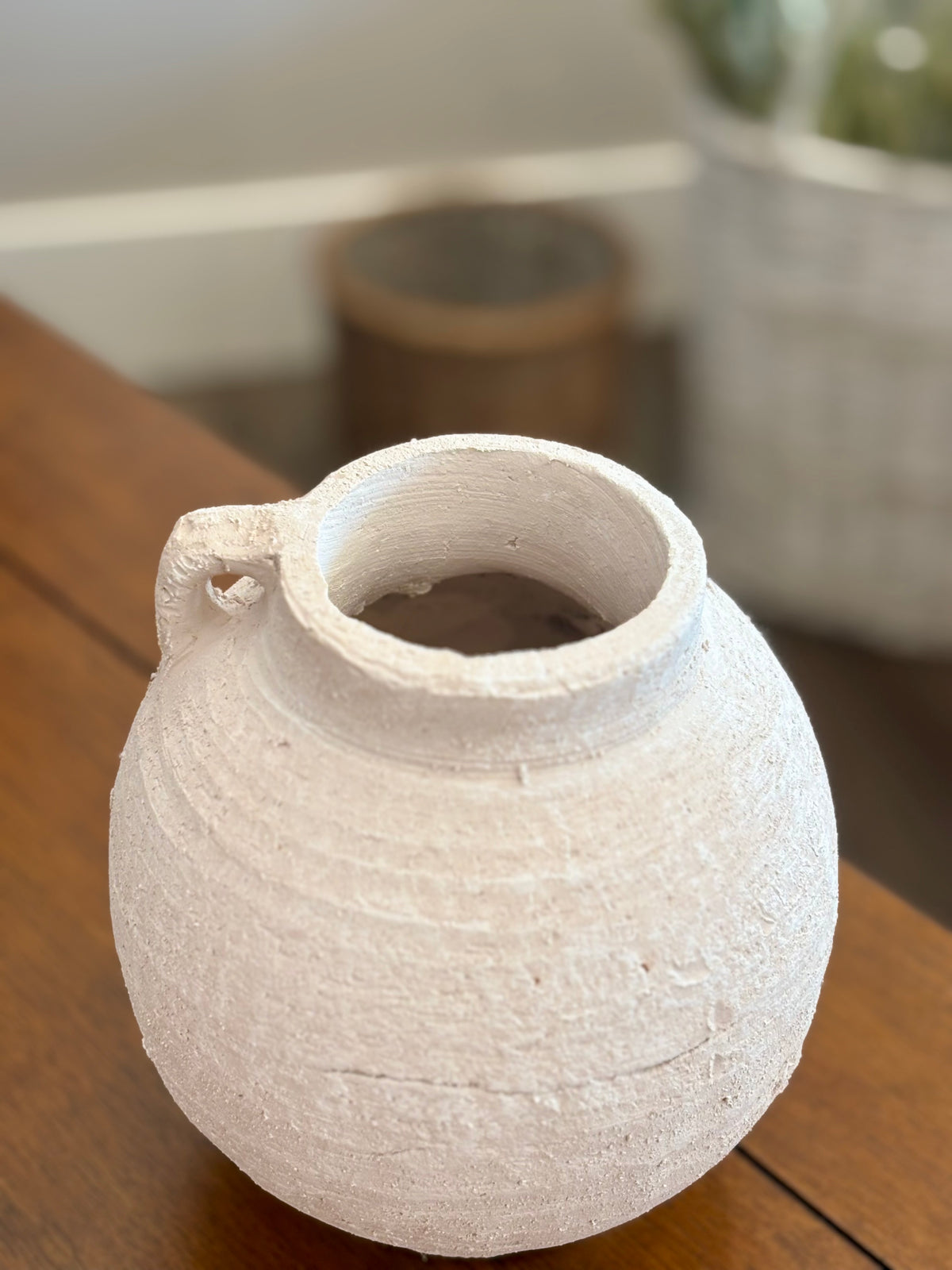 White Jug Vase