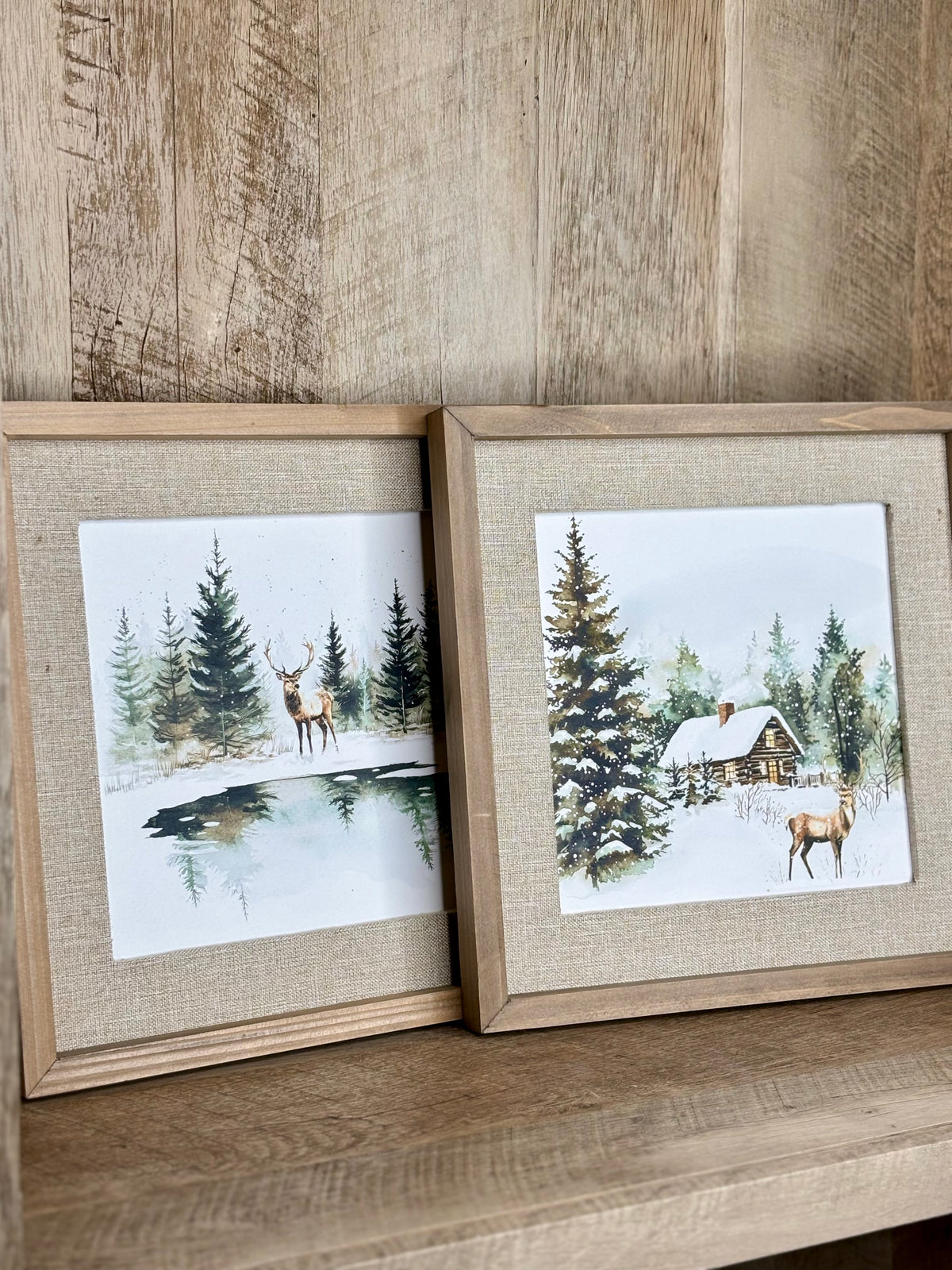 Linen Winter Wonderland Frame