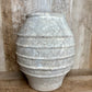 ANTIQUE TAUPE ARTISAN VASE
