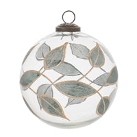 Ball Ornament w/Leaves