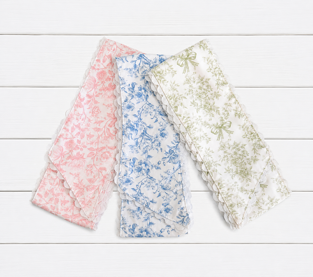 Toile Wreath Sash