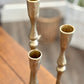 S/3 Brass Taper Candle Holders