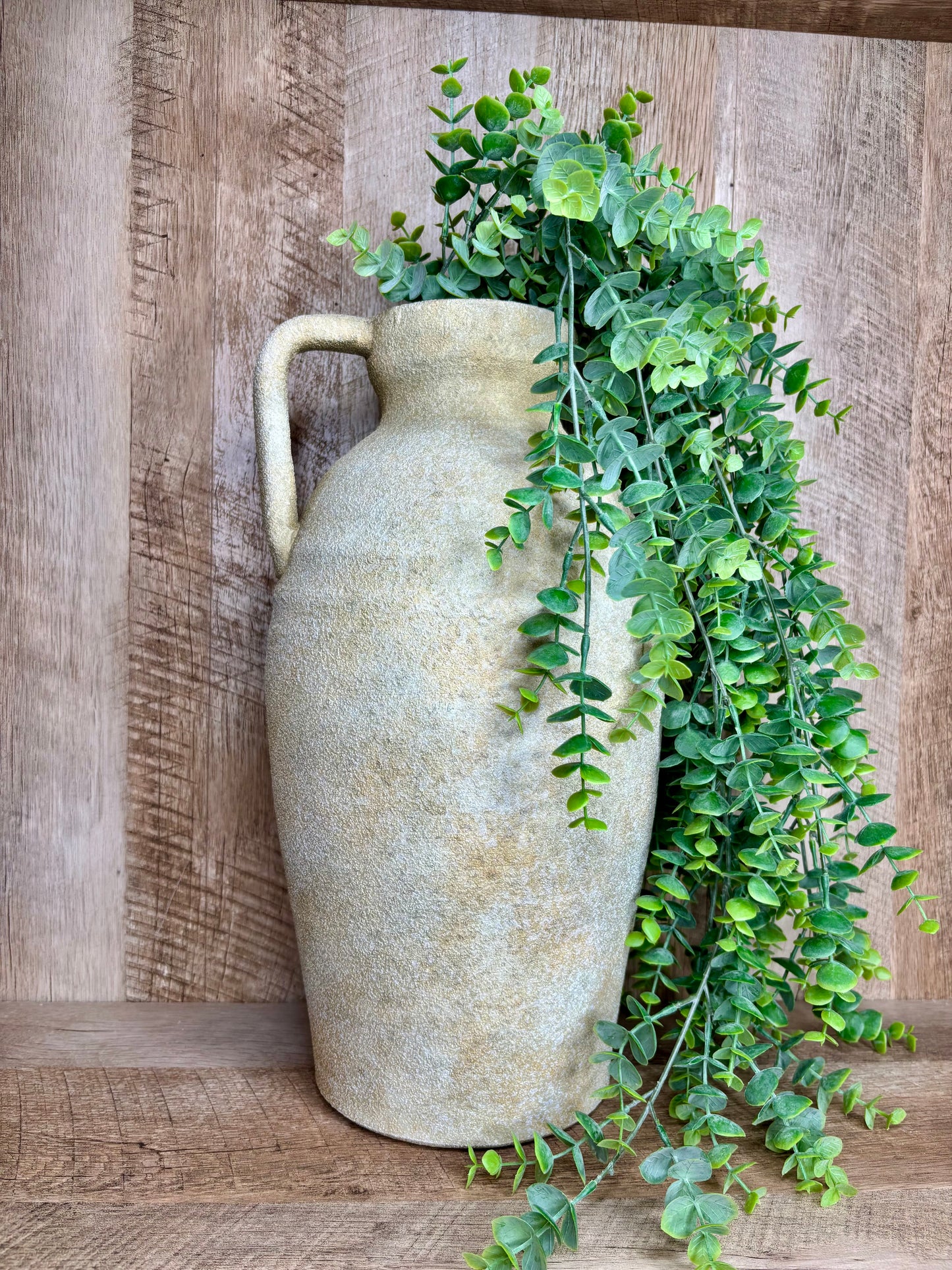 NAT. WASH CERAMIC VASE