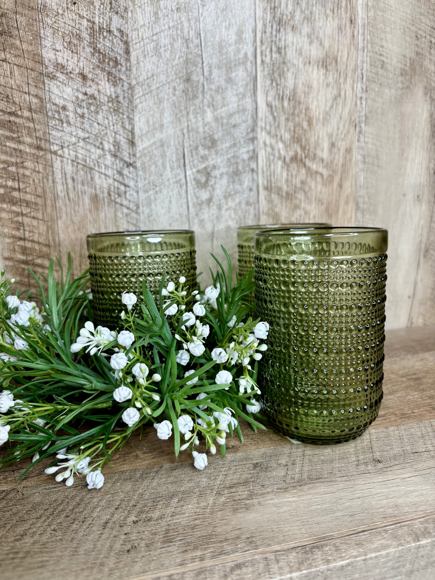 GREEN DOT HIGHBALL GLASS